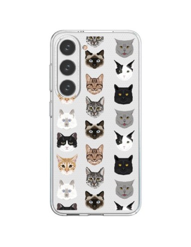 Cover Samsung Galaxy S23 5G Gatto Trasparente - Pet Friendly