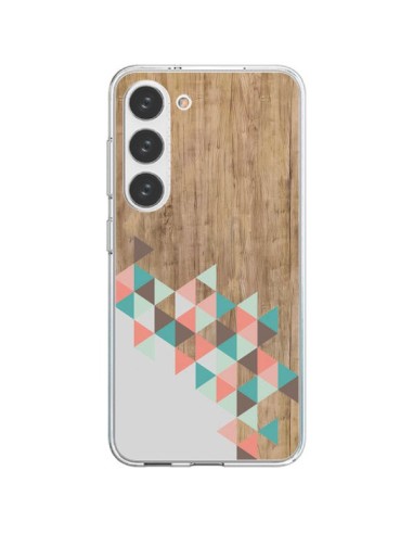 Cover Samsung Galaxy S23 5G Wood Legno Azteco Triangoli Archiwoo - Pura Vida