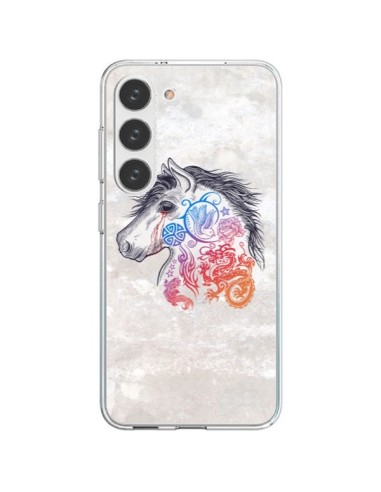 Coque Samsung Galaxy S23 5G Licorne Muticolore - Rachel Caldwell