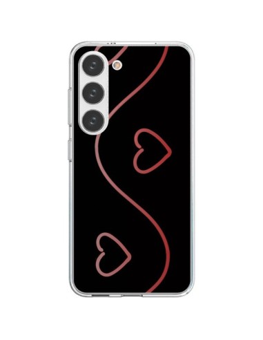 Coque Samsung Galaxy S23 5G Coeur Love Rouge - R Delean