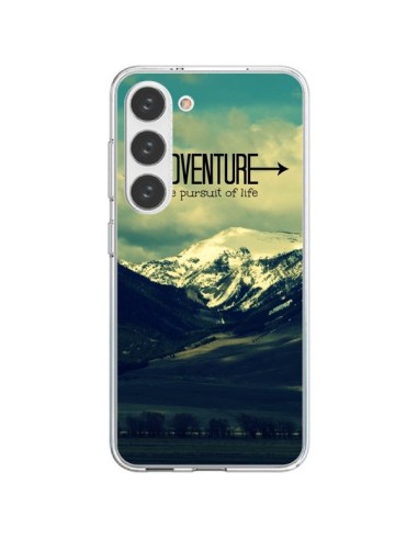 Coque Samsung Galaxy S23 5G Adventure the pursuit of life Montagnes Ski Paysage - R Delean