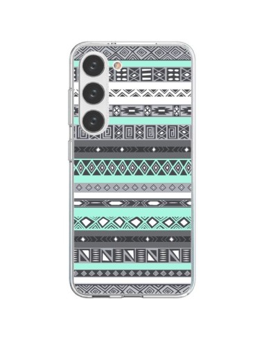 Cover Samsung Galaxy S23 5G Azteco Aztec Blu Pastello - Rex Lambo