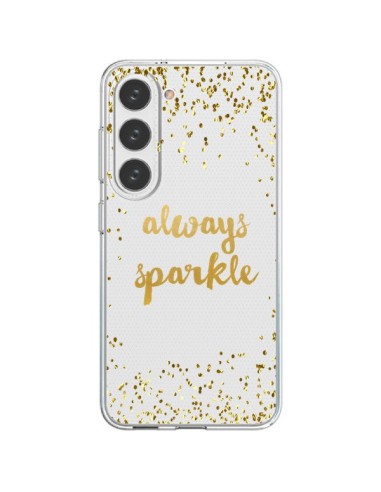 Coque Samsung Galaxy S23 5G Always Sparkle, Brille Toujours Transparente - Sylvia Cook