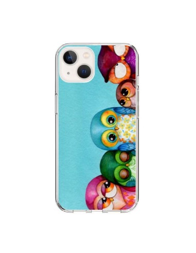 Cover iPhone 15 Famiglia Gufi - Annya Kai