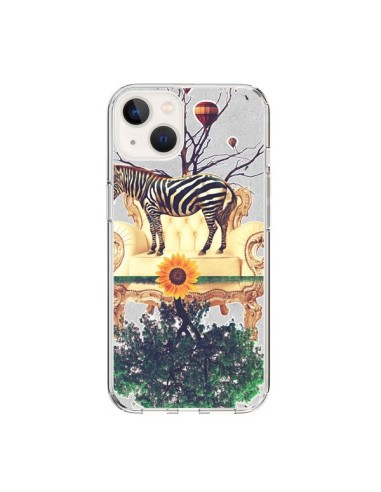 Cover iPhone 15 Zebra Il Mondo - Eleaxart