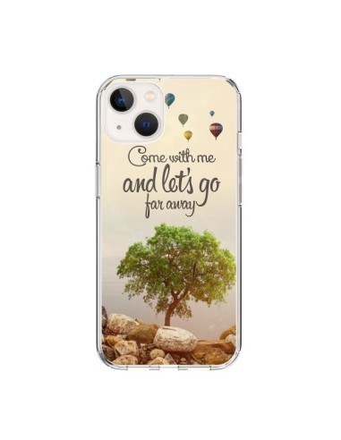 Coque iPhone 15 Let's Go Far Away Ballons - Eleaxart