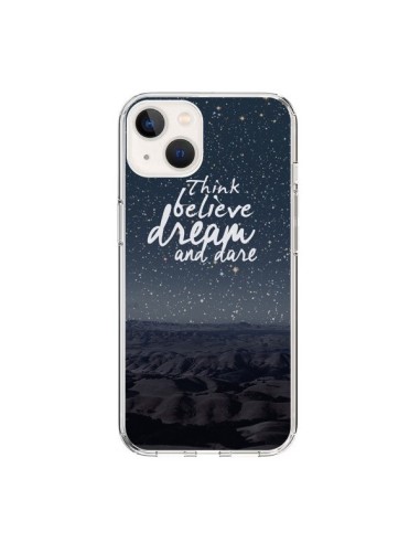 Cover iPhone 15 Think believe dream and dare Sogni - Eleaxart