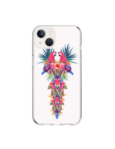 Cover iPhone 15 Regno Pappagalli- Eleaxart