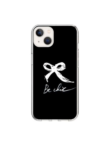 Coque iPhone 15 Be Chic Noeud Papillon Blanc - Léa Clément