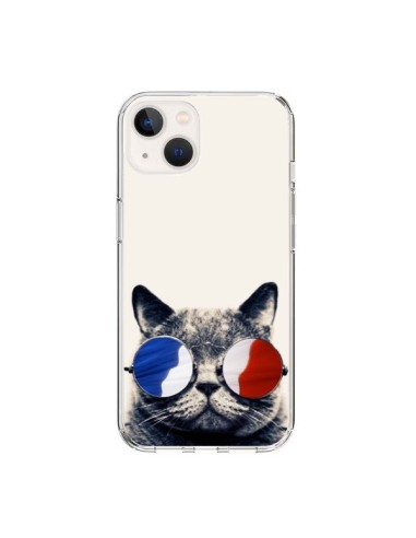 Cover iPhone 15 Gatto con occhiali - Gusto NYC