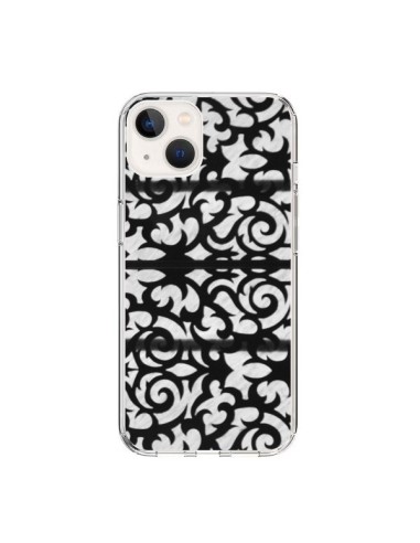 Cover iPhone 15 Astratto Bianco e Nero - Irene Sneddon