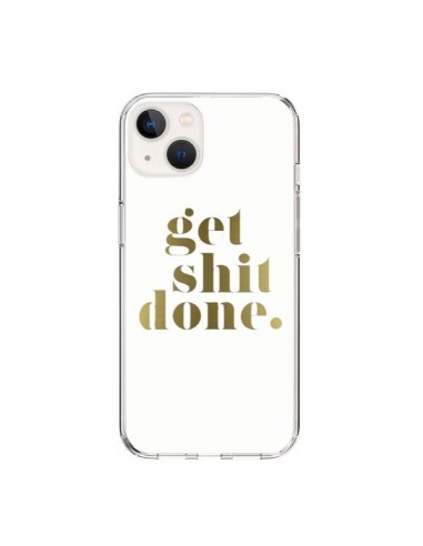 Cover iPhone 15 Get Shit Done Dorato - Shop Gasoline