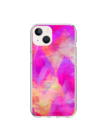 Cover iPhone 15 Cuore Tribale Rosa - Ebi Emporium