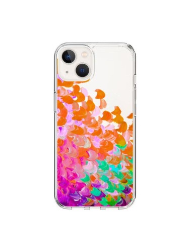 Cover iPhone 15 Creation in Colore Arancione Trasparente - Ebi Emporium