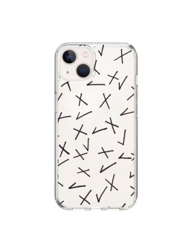 Cover iPhone 15 Croci Check Trasparente - Ebi Emporium