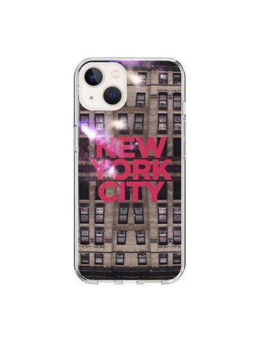 iPhone 15 Case New York City Skyscrapers Red - Javier Martinez