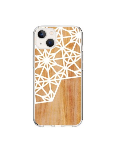 Cover iPhone 15 Frozen Stars Stelle Legno Azteque Aztec Tribal - Jenny Mhairi