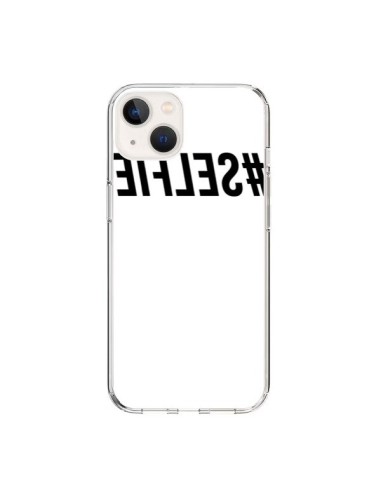 Cover iPhone 15 Hashtag Selfie Nero Rovesciato - Jonathan Perez