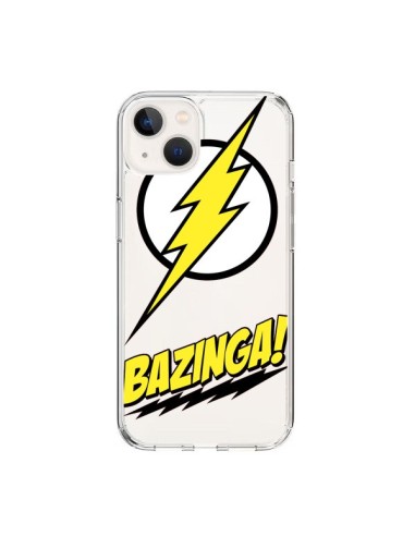 Cover iPhone 15 Bazinga Sheldon The Big Bang Thoery Trasparente - Jonathan Perez