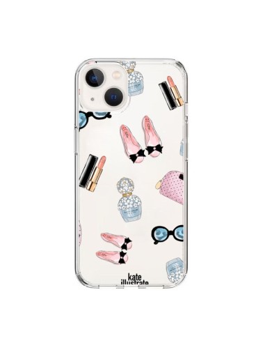 Cover iPhone 15 Essential Beautiful Bellezza Essenziale Trasparente - kateillustrate