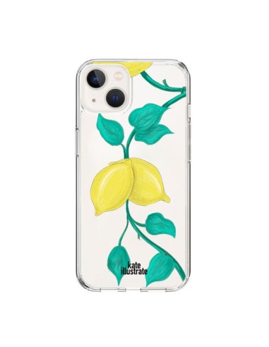 Cover iPhone 15 Limoni Trasparente - kateillustrate