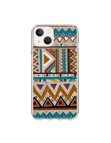 Cover iPhone 15 Azteco Verde Marrone - Kris Tate