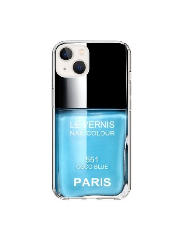 Cover iPhone 15 Smalto Paris Coco Blu - Laetitia