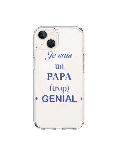 iPhone 15 Case I’m a Genius Dad Clear - Laetitia