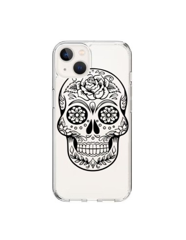 iPhone 15 Case Skull Messicano Black Clear - Laetitia