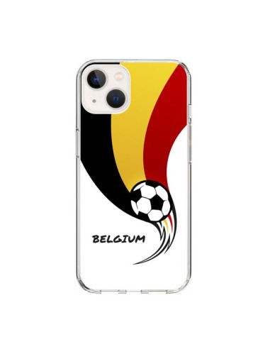 Coque iPhone 15 Equipe Belgique Belgium Football - Madotta