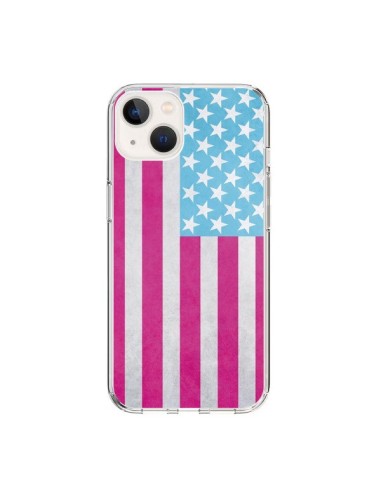 Cover iPhone 15 Bandiera USA Vintage - Mary Nesrala