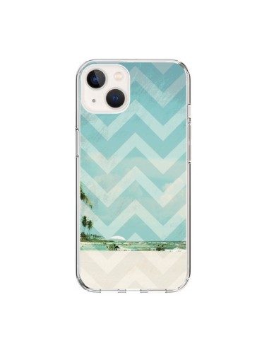 Cover iPhone 15 Chevron Beach Dreams Triangolo Azteco Estate - Mary Nesrala