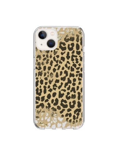 Cover iPhone 15 Leopardo Dorato Golden - Mary Nesrala