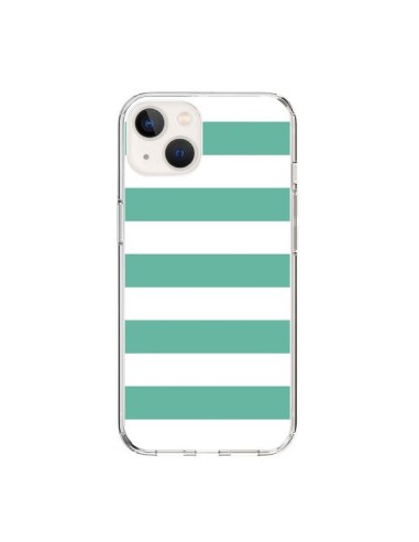 Cover iPhone 15 Bande Verde Menta - Mary Nesrala