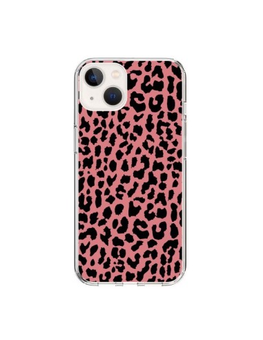 Cover iPhone 15 Leopardo Corallo Neon - Mary Nesrala