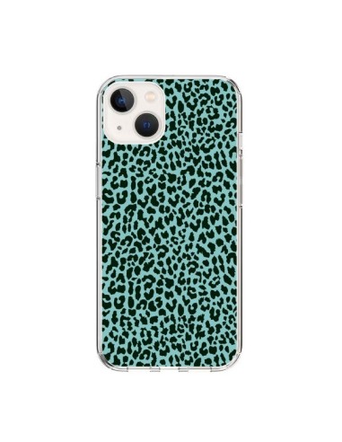 iPhone 15 Case Leopard Turchese Neon - Mary Nesrala