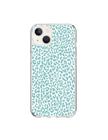 Cover iPhone 15 Leopardo Turchese - Mary Nesrala