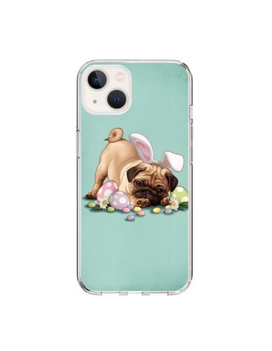 Cover iPhone 15 Cane Coniglio Pasquale  - Maryline Cazenave