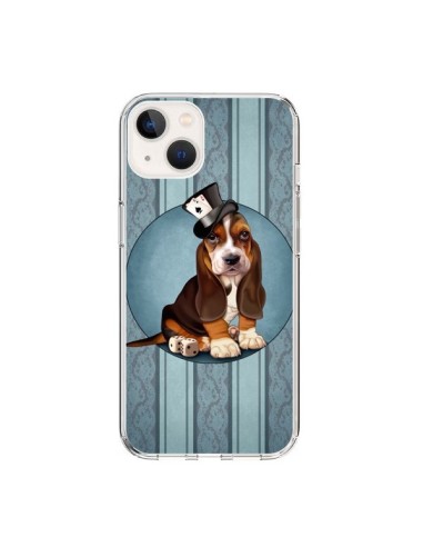 Cover iPhone 15 Cane Jeu Poket Cartes - Maryline Cazenave