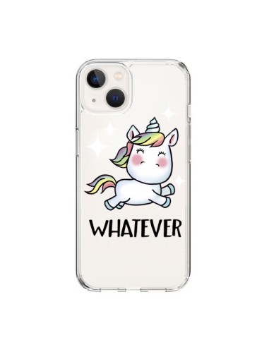 Cover iPhone 15 Unicorno Whatever Trasparente - Maryline Cazenave