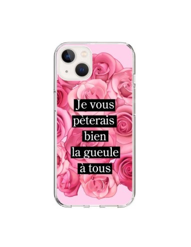 iPhone 15 Case Je vous pèterais Flowers - Maryline Cazenave