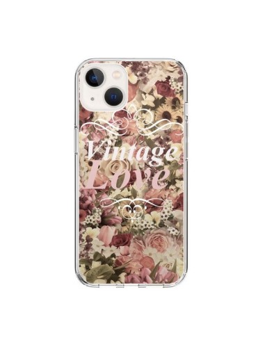 Cover iPhone 15 Vintage Amore Fiori - Monica Martinez