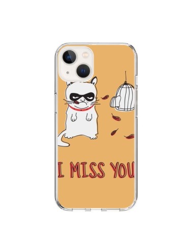 Cover iPhone 15 Gatto I Miss You - Maximilian San