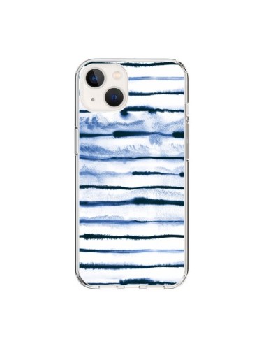 Coque iPhone 15 Electric Lines White - Ninola Design