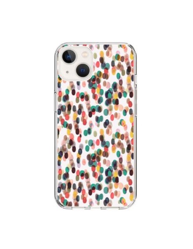 Coque iPhone 15 Rainbow Lace Neon - Ninola Design