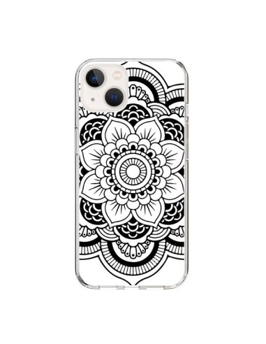 Coque iPhone 15 Mandala Noir Azteque - Nico