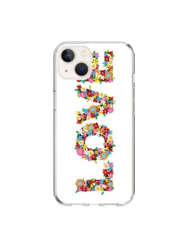 Coque iPhone 15 Love Fleurs - Nico