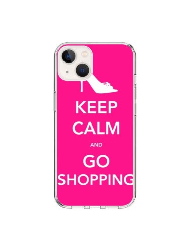 Cover iPhone 15 Keep Calm and Go Shopping - Nico