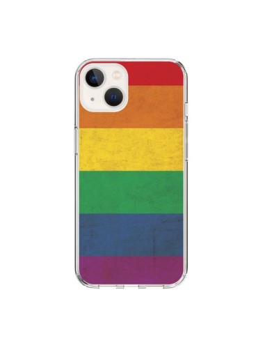 Coque iPhone 15 Drapeau Arc En Ciel Gay - Nico