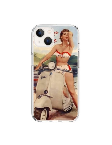 iPhone 15 Case Welcome to the Riviera Vintage Pin Up - Nico